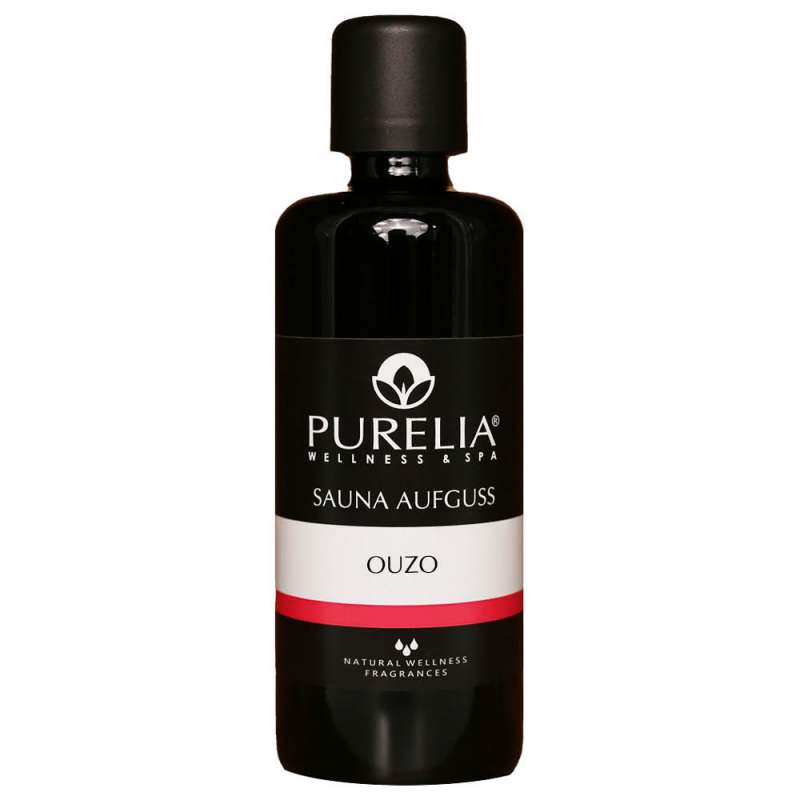 PURELIA Saunaaufguss Konzentrat Ouzo 100 ml natürlicher Sauna-aufguss - reine ätherische Öle