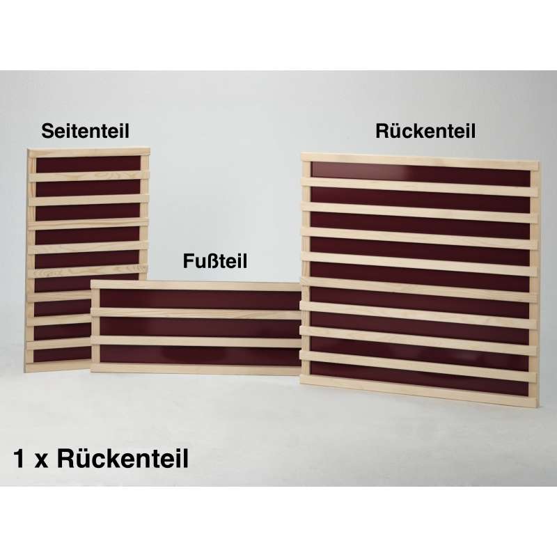 Infraworld Infrarot Flächenheizung Einzelelemente Rückenteil Fichte B3366