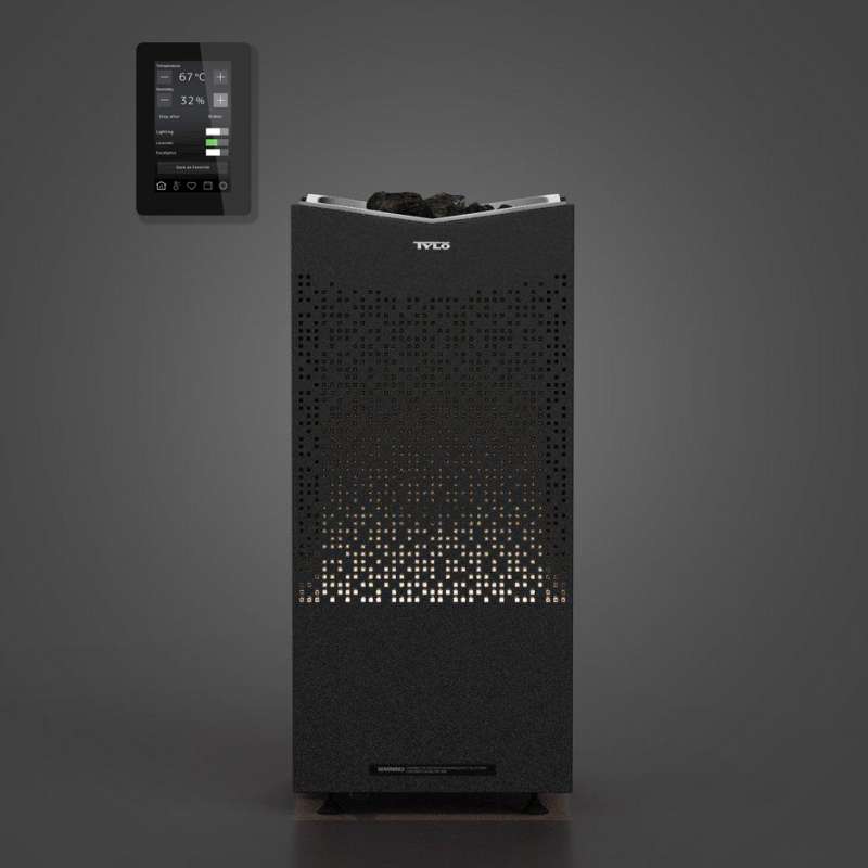 Tylö Crown Elite 8 Premium Saunaofen 8 kW mit WiFi Steuerung finnischer Stand-Saunaofen