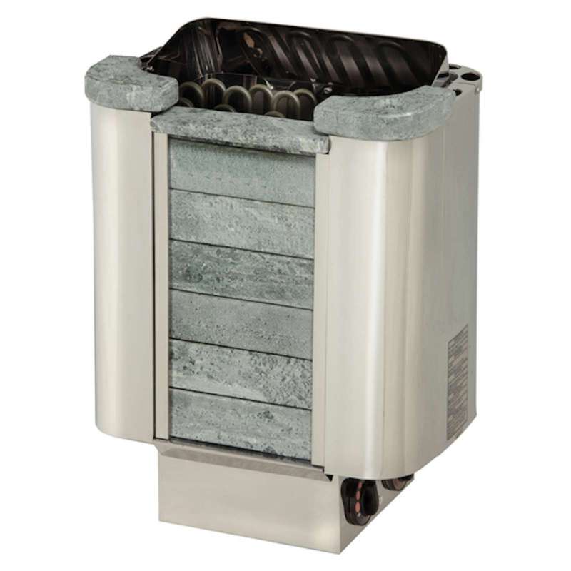 Sentiotec Cumulus 8 kW Speckstein-Saunaofen mit integrierter Steuerung finnischer Saunaofen