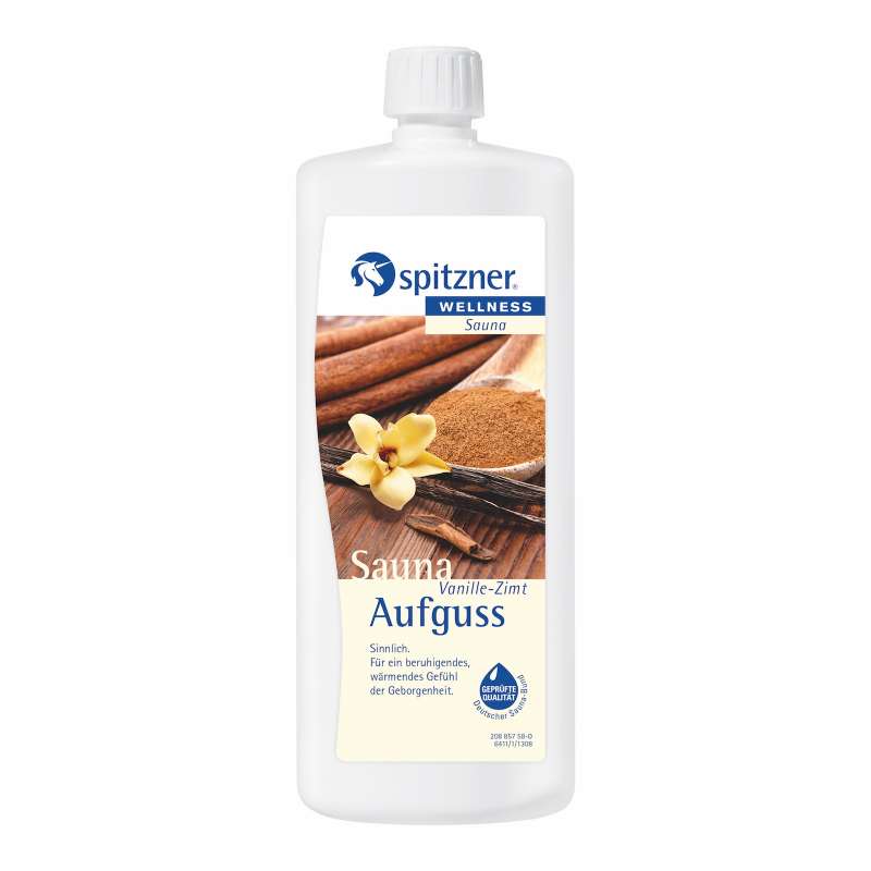 Spitzner Saunaaufguss Vanille-Zimt 1 Liter (1000 ml) Wellness Konzentrat 8850098