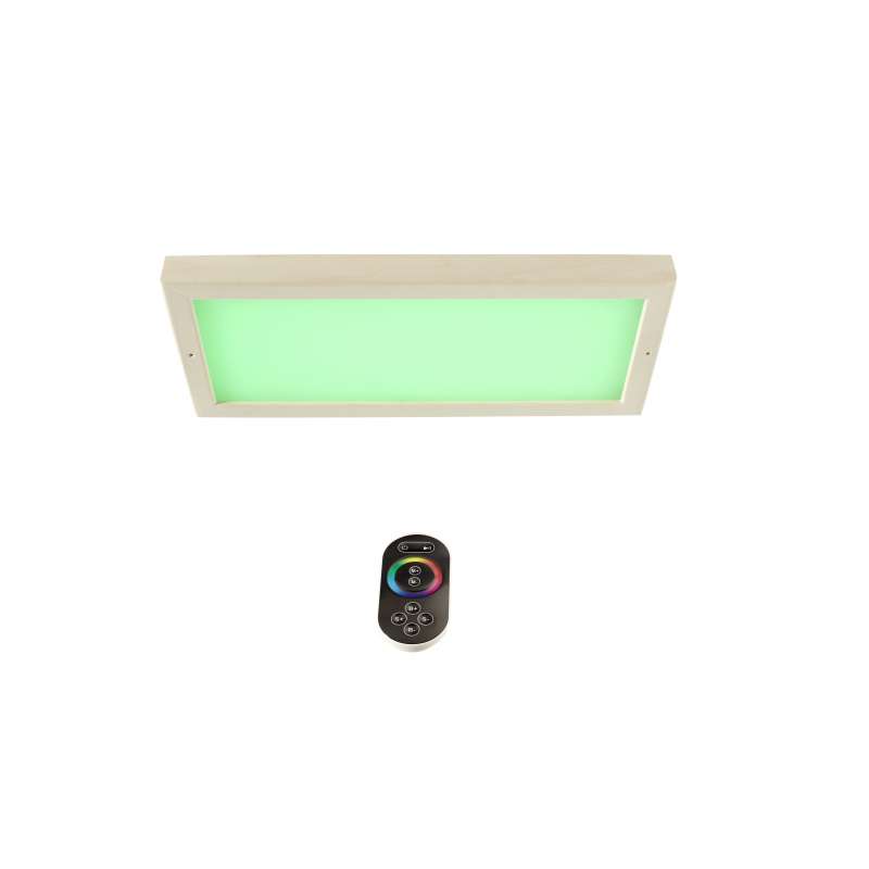 Infraworld LED Farblicht Sion 3A Erle Deckenmontage - EEK: G - S2299A farblicht Saunaleuchte