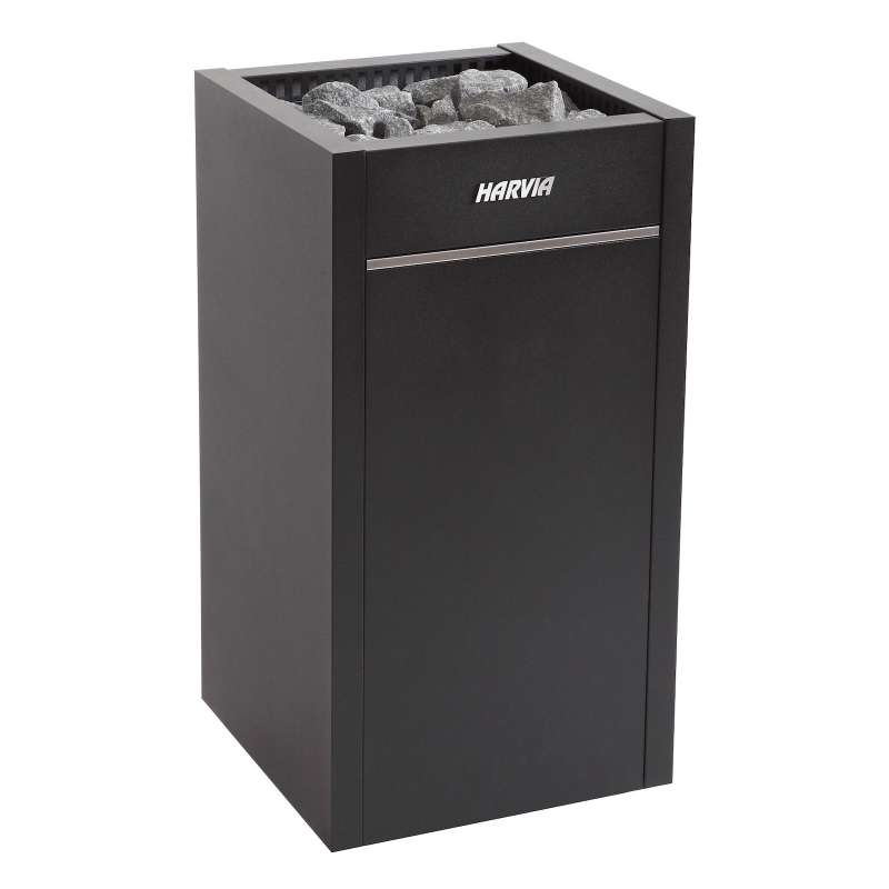 Harvia Virta HL110 Premium Saunaofen 10,8 kW finnischer Saunaofen Standofen schwarz