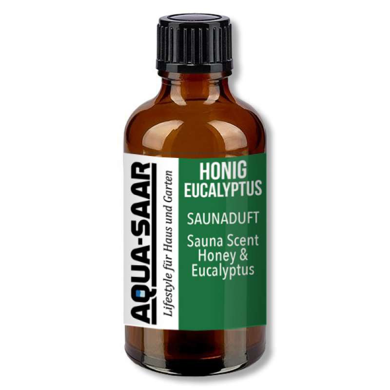 Aqua-Saar Saunaduft Honig-Eucalyptus 50 ml Saunaaufguss Aromaduft Eukalyptus