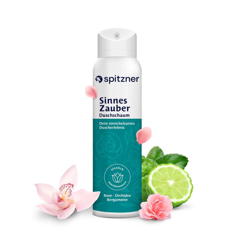 Spitzner Duschschaum Sinnes Zauber 150 ml Sinnliche Wellness-Dusche sanft und 100% vegan