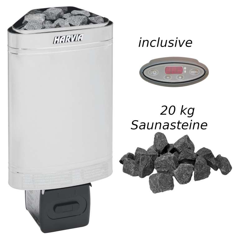 Harvia Saunaofen Delta EE 3,6 kW Elektroofen D36EE Saunaheizung Saunaheizgerät