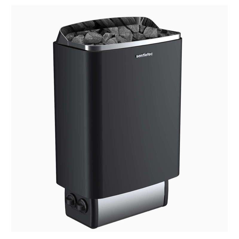 Sentiotec 100 8 kW Saunaofen mit Steuerung Saunaheizgerät mit integrierter Steuerung