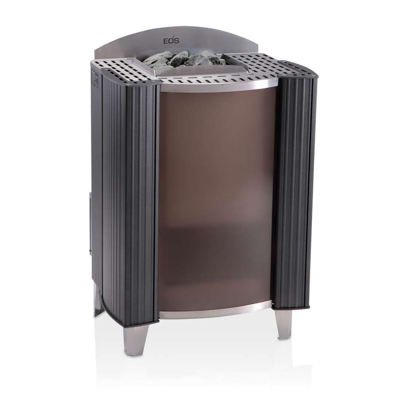 Eos Premium Saunaofen Standofen Germanius 12 kW anthrazit perleffekt 94.3931